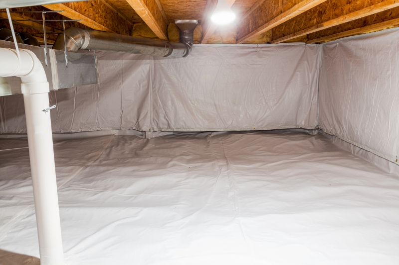 Insulated Crawlspace Interior